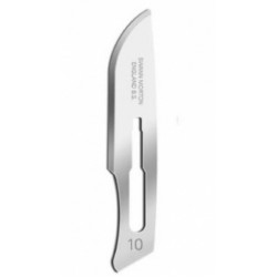Swann Morton Sterile Surgical Blade in  Stainless Steel No. 10 (0301)